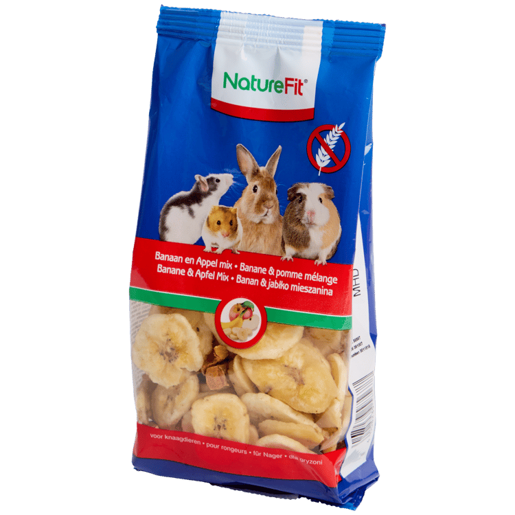 Mélange pomme banane pour rongeurs Nature Fit