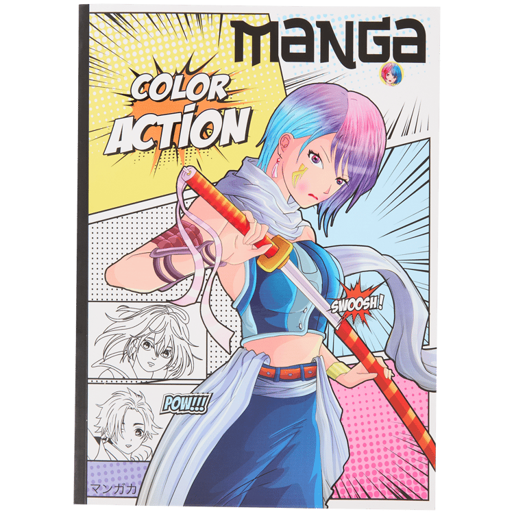 Livre de coloriage manga