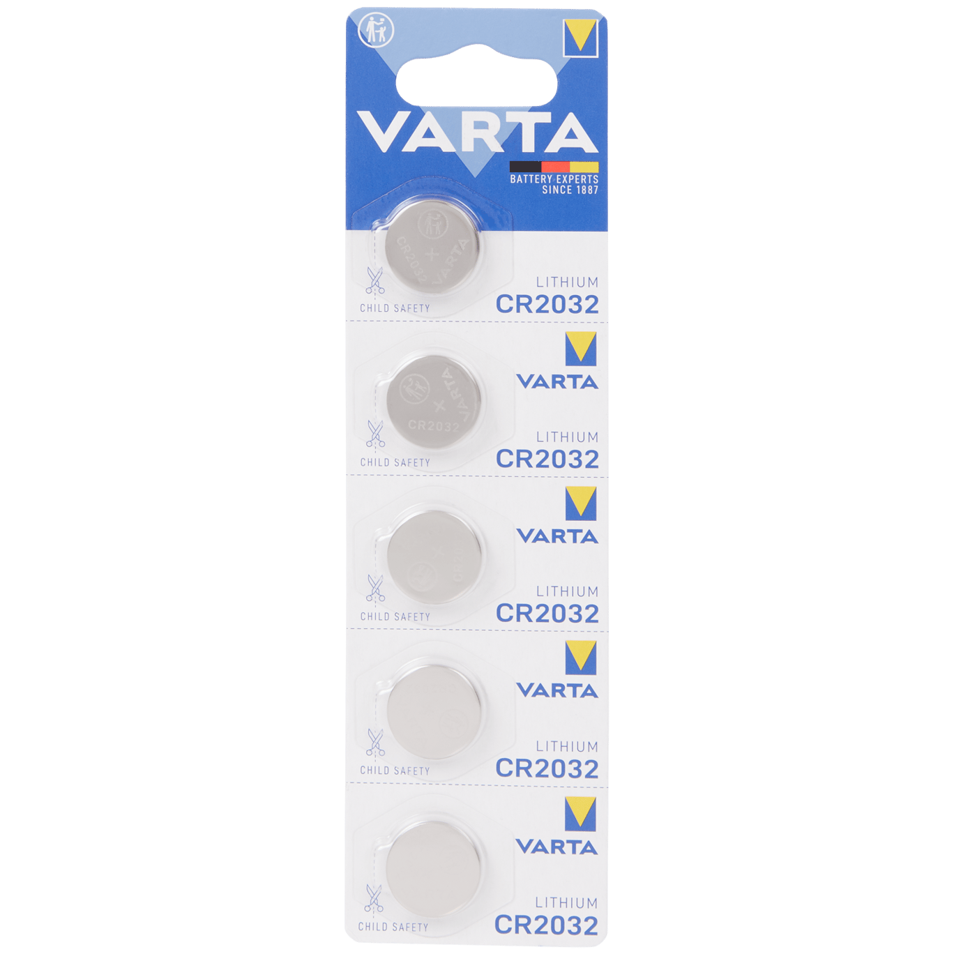 Varta Knopfzellen-Batterien CR2032