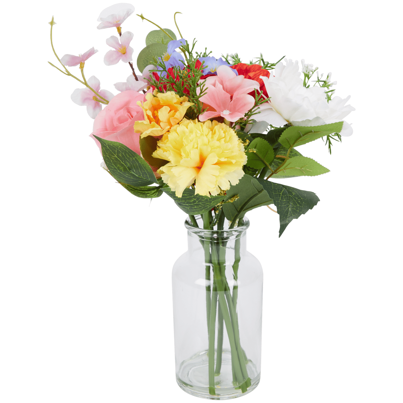 Bouquet sintetico in vaso