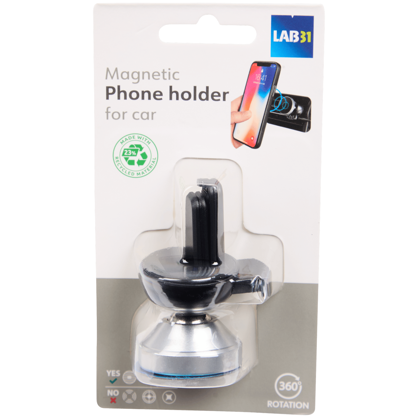 Lab31 magnetische telefoonhouder