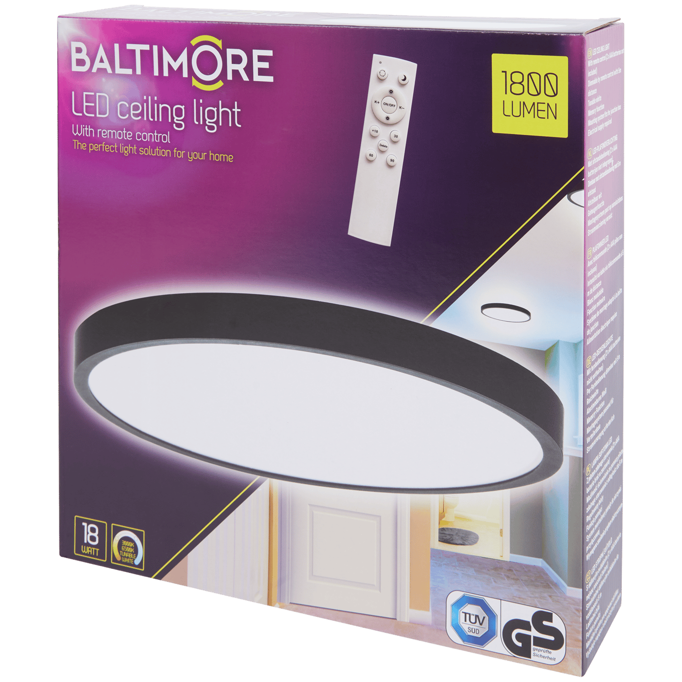 Candeeiro de teto LED Baltimore