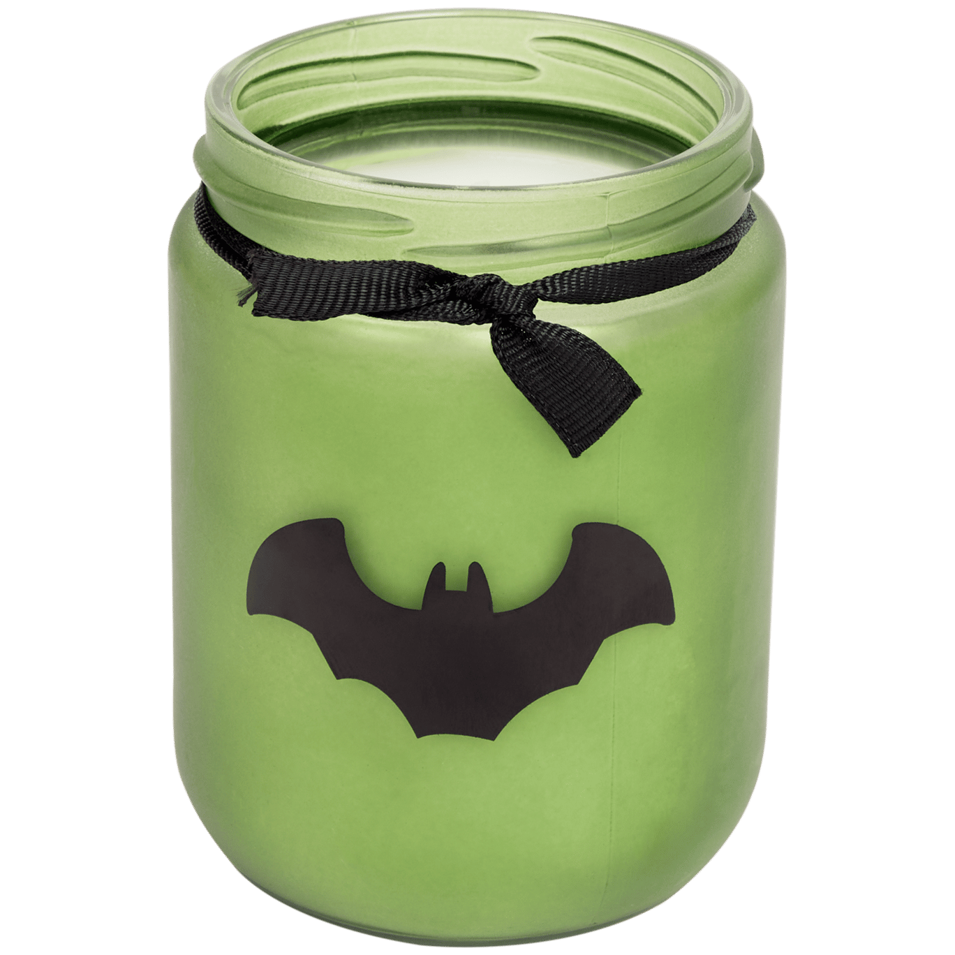 Bougie d'Halloween dans un verre