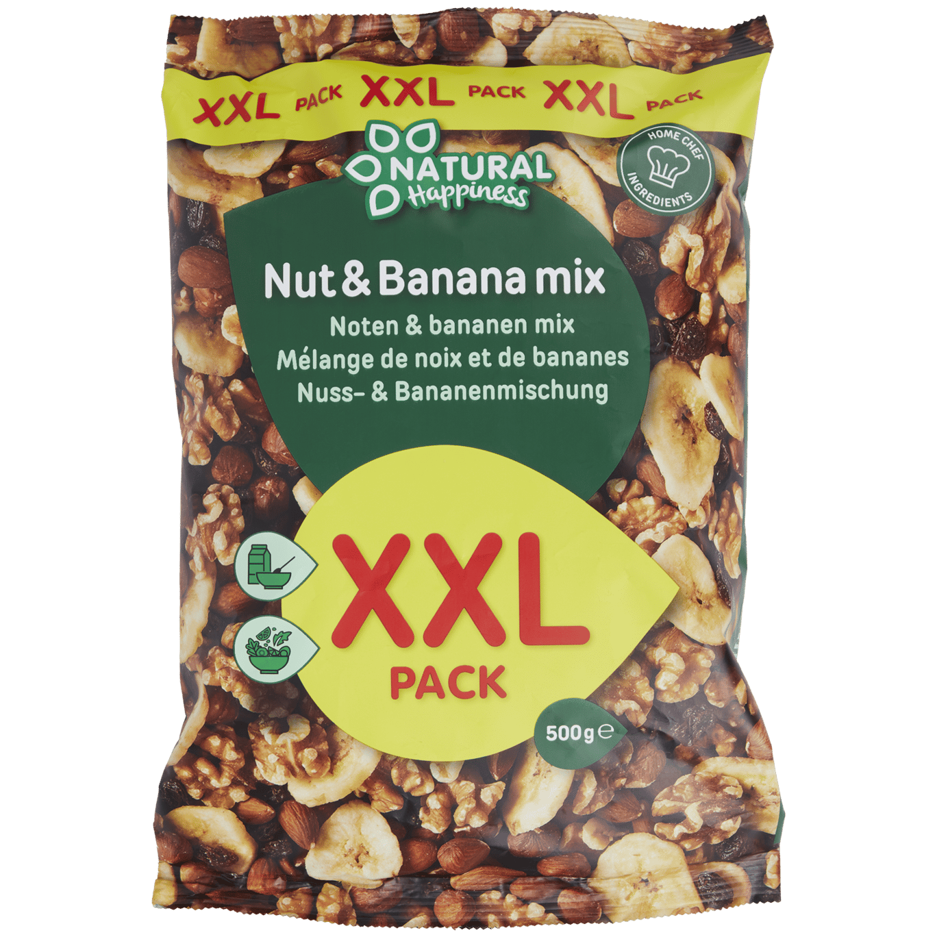 Natural Happiness noten en bananen mix