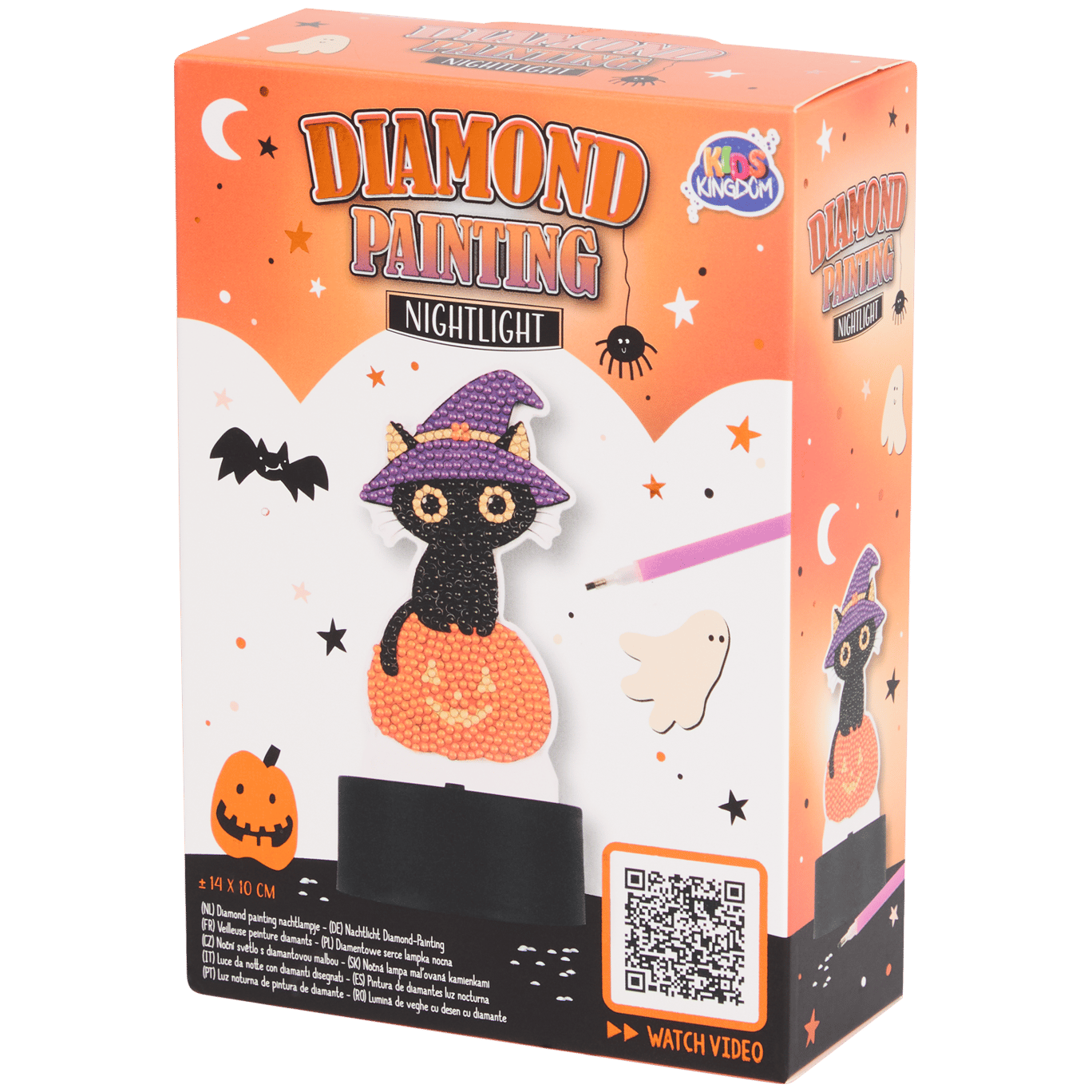 Peinture diamant veilleuse Kids Kingdom Halloween