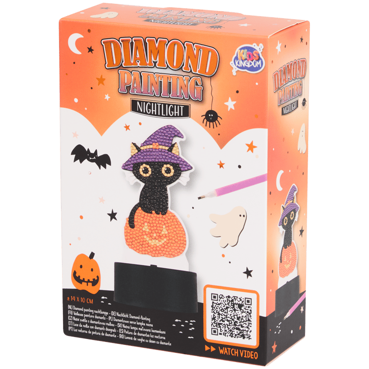 Peinture diamant veilleuse Kids Kingdom Halloween