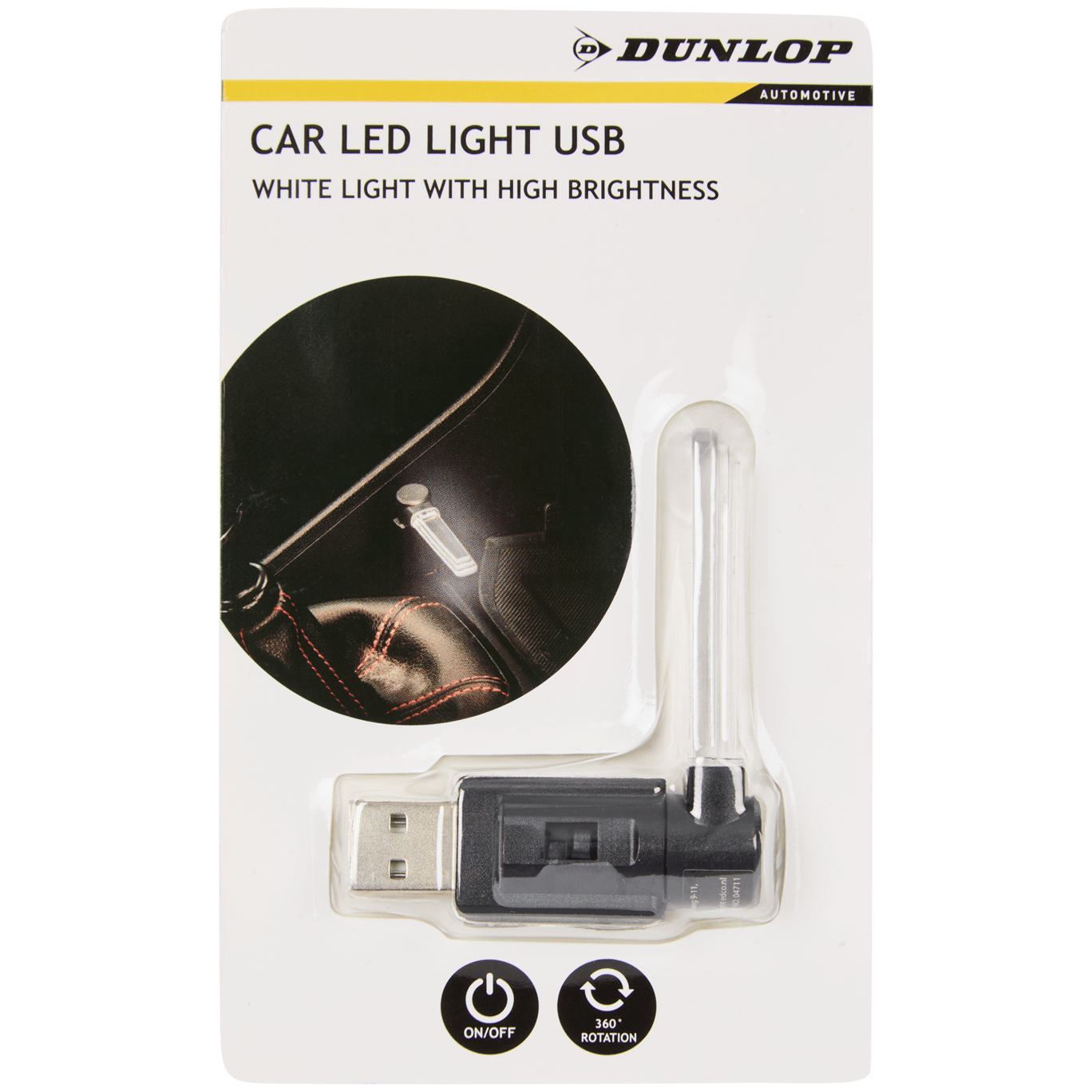 Lampa USB do samochodu Dunlop