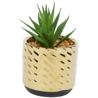 Plante grasse artificielle en pot