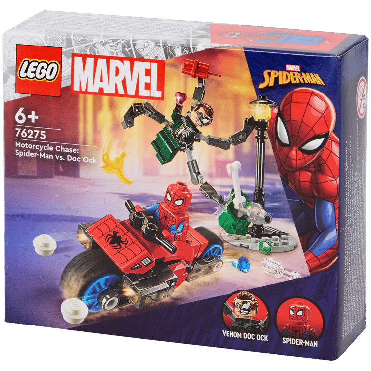 LEGO Marvel motorachtervolging Spiderman vs. Doc Ock