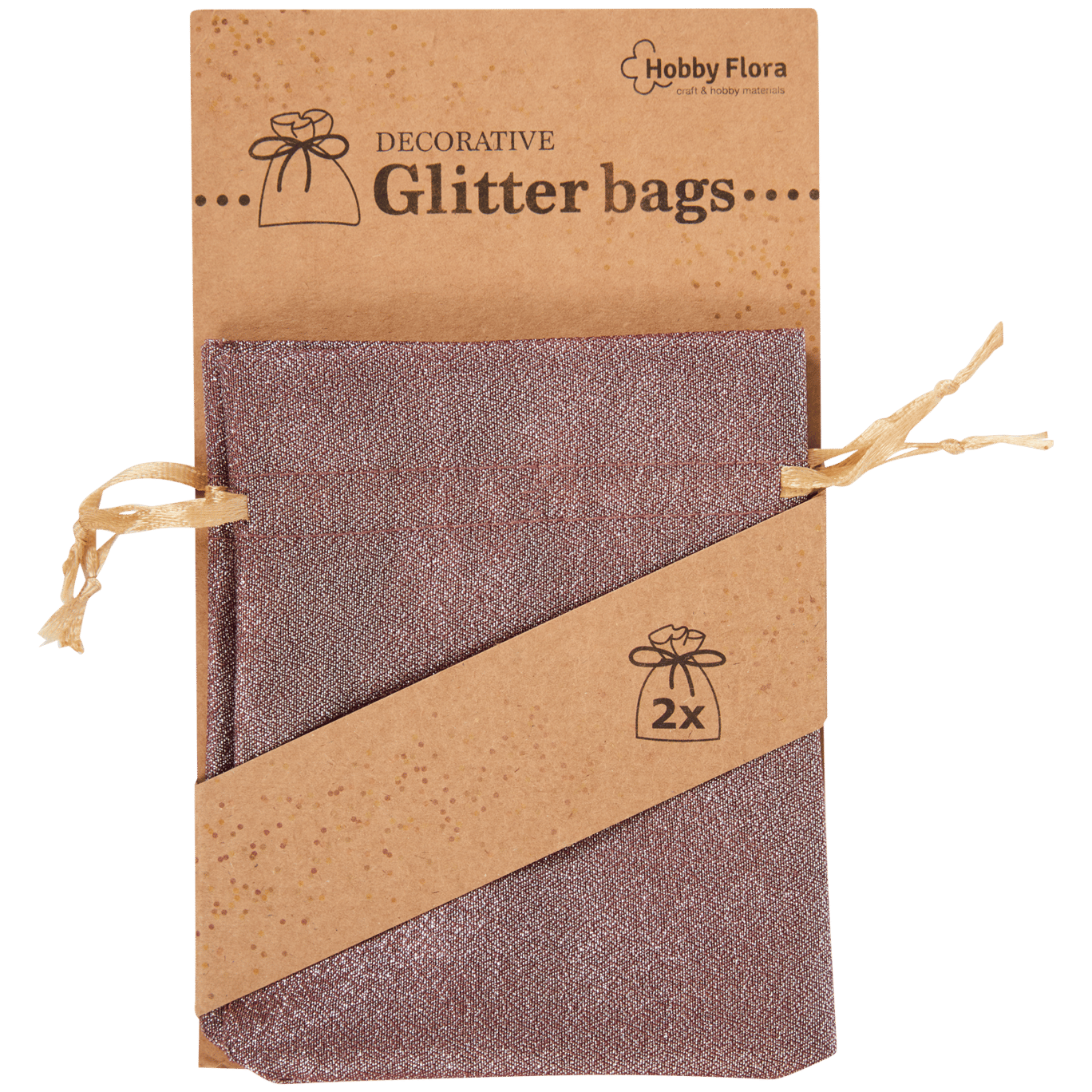 Sacchetti glitterati Hobby Flora