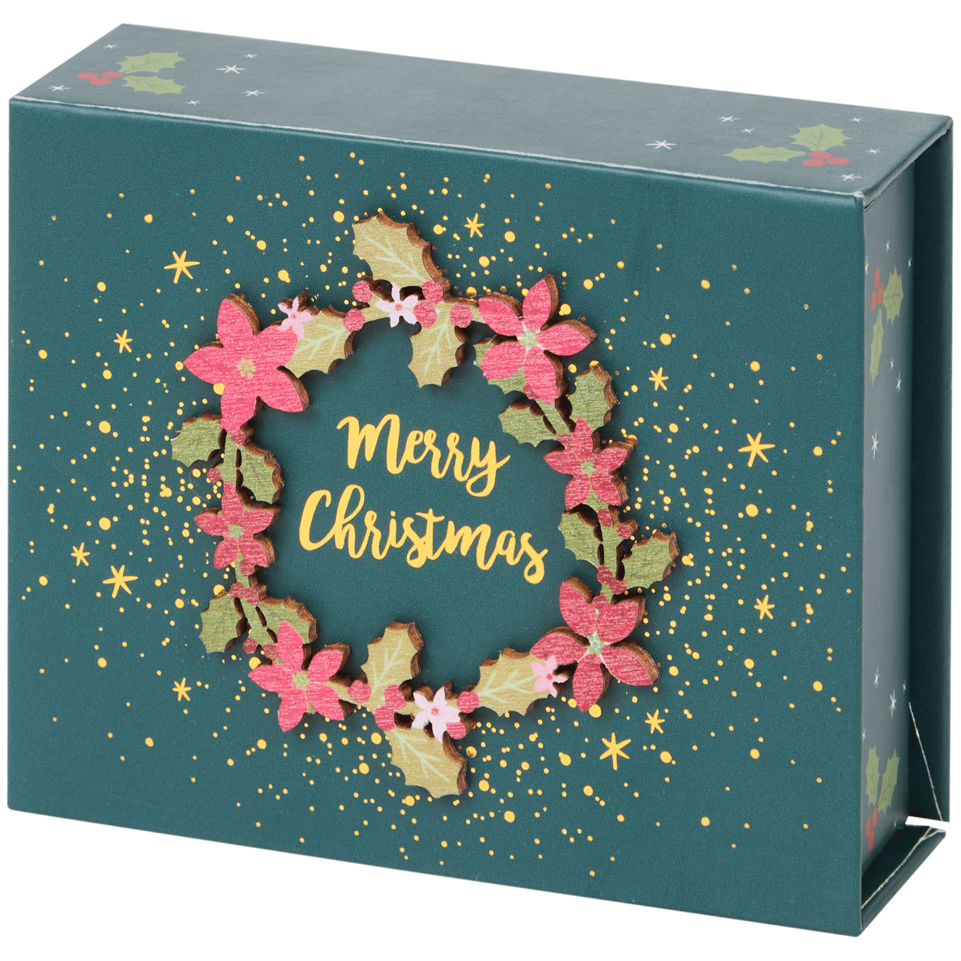 Caja regalo de Navidad con música