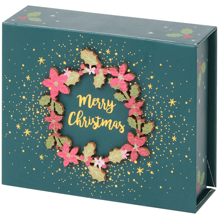 Weihnachtliche Geschenkbox mit Musik