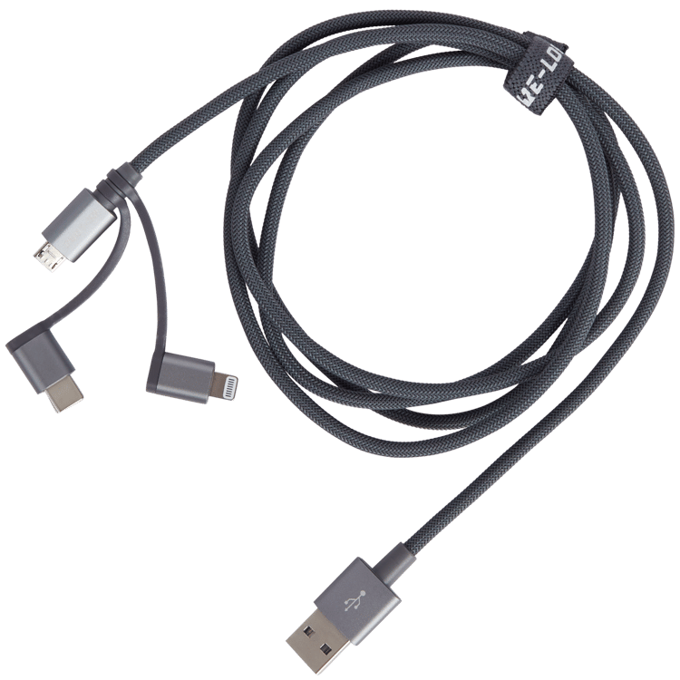 Kabel 3 w 1 do ładowania i przesyłania danych Re-load