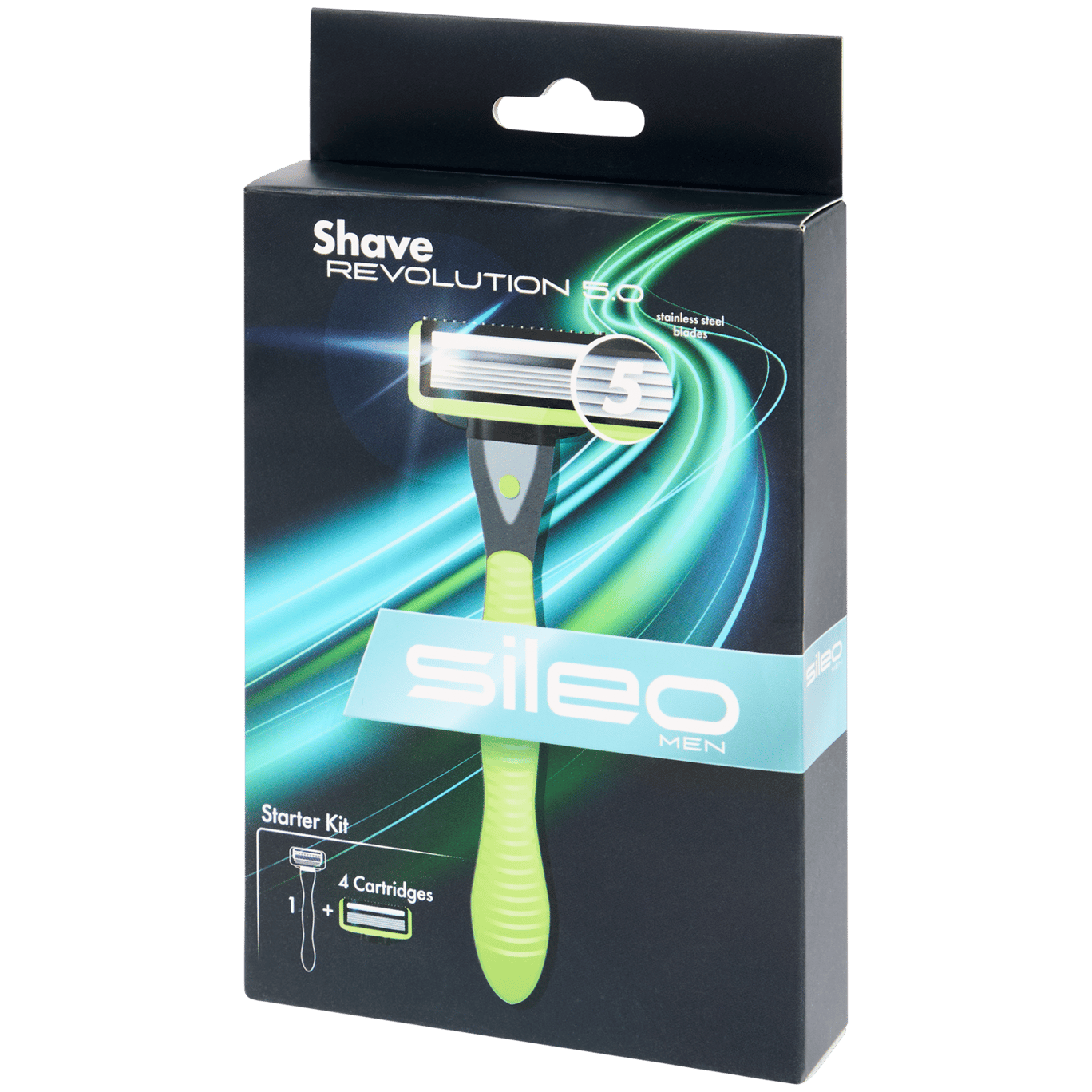 Kit de lâminas de barbear Sileo Shave Revolution 5.0