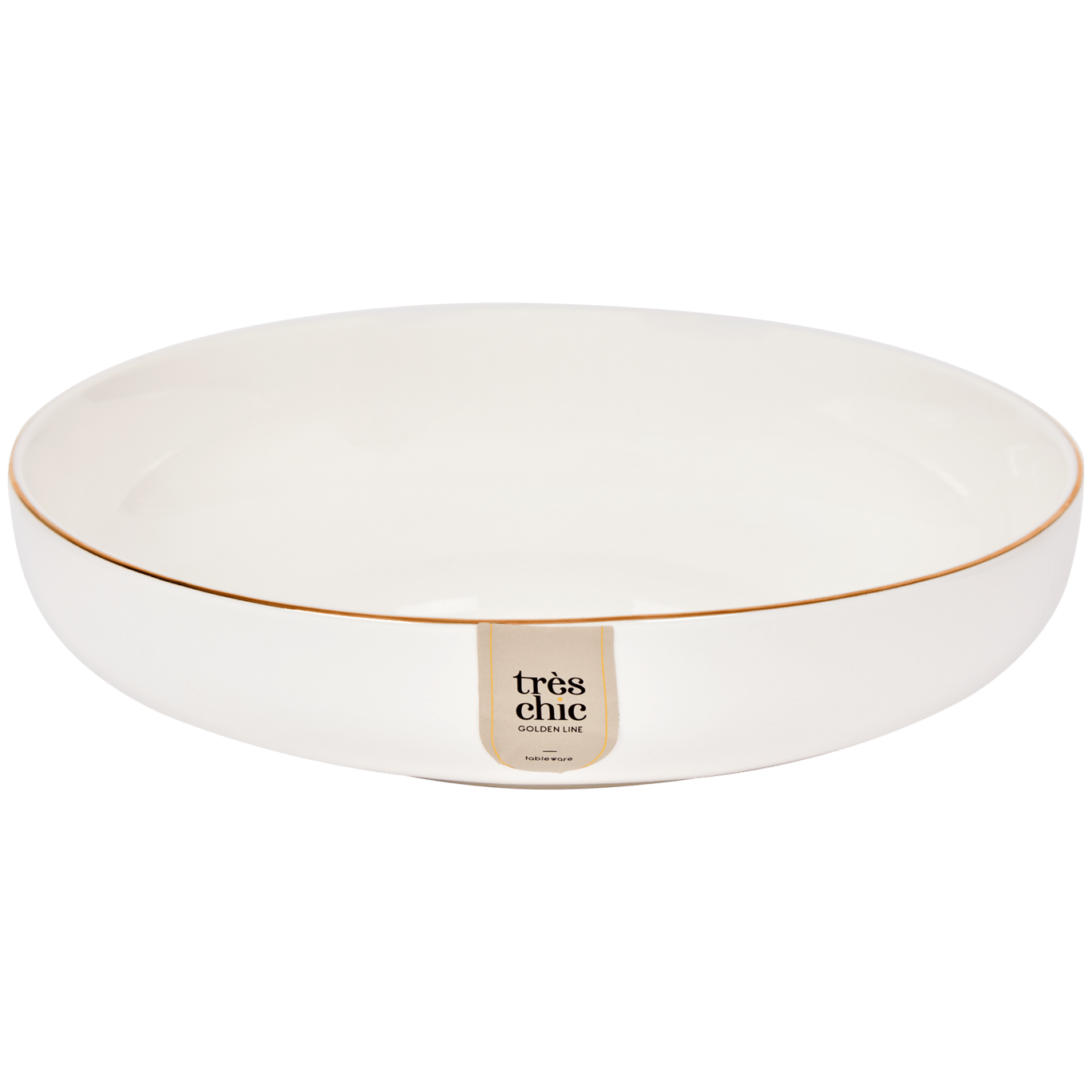 Assiette creuse Très Chic Golden Line