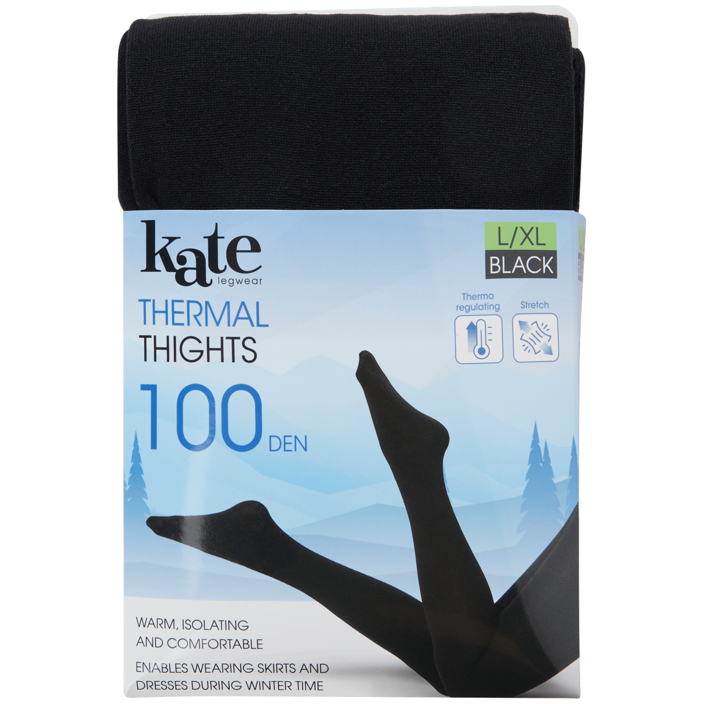 Termorajstopy Kate Legwear 100 den