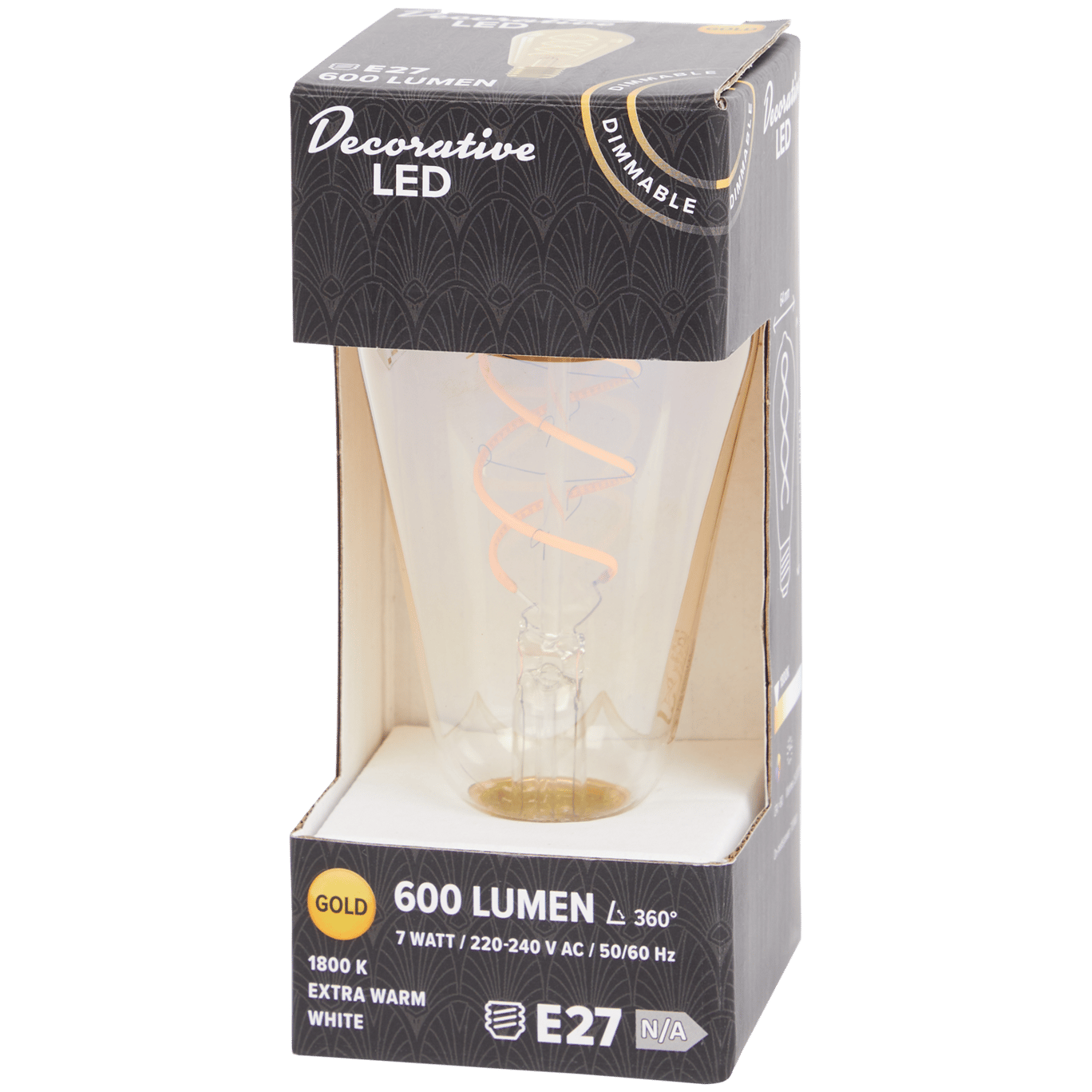 Bombilla LED con filamento retro Eurodomest
