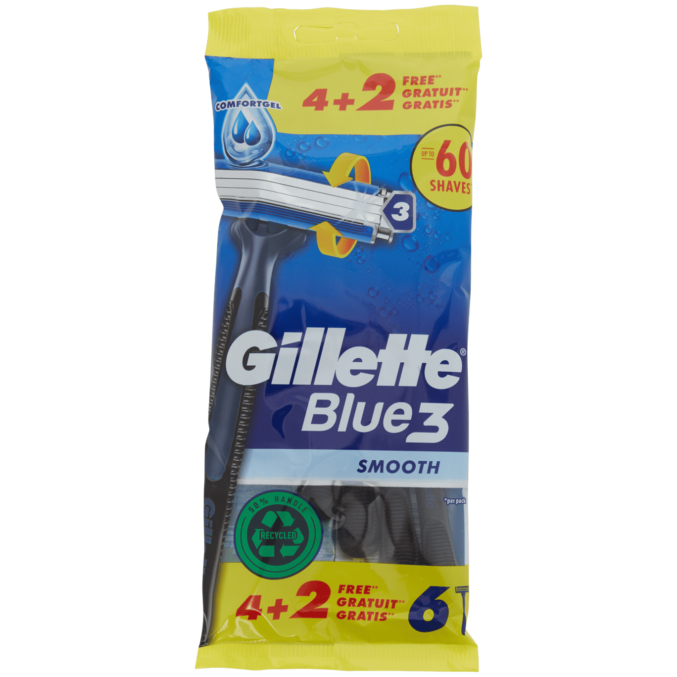 Žiletky Gillette Blue3 Smooth