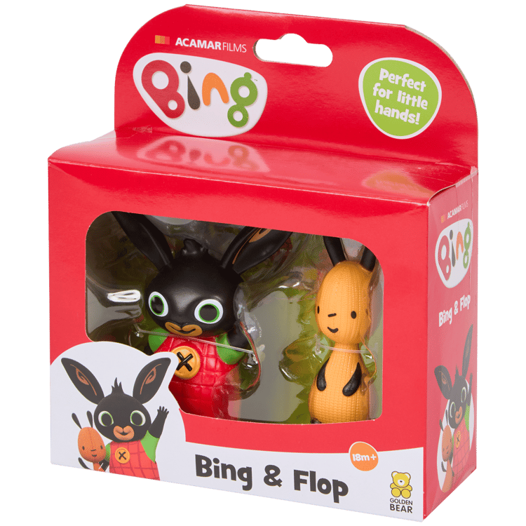 Figuras de brincar Bing e Flop Bing