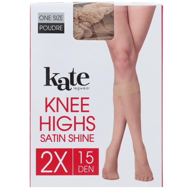 Meias finas pelo joelho Kate Legwear 15 denier