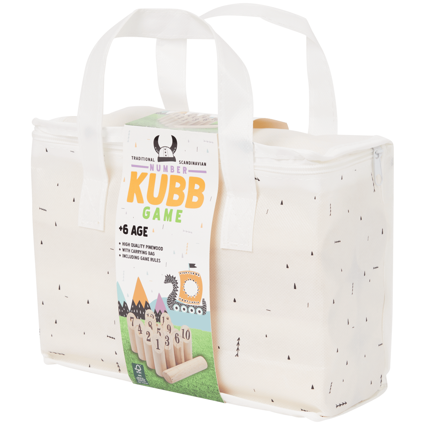 Jeu de Kubb scandinave