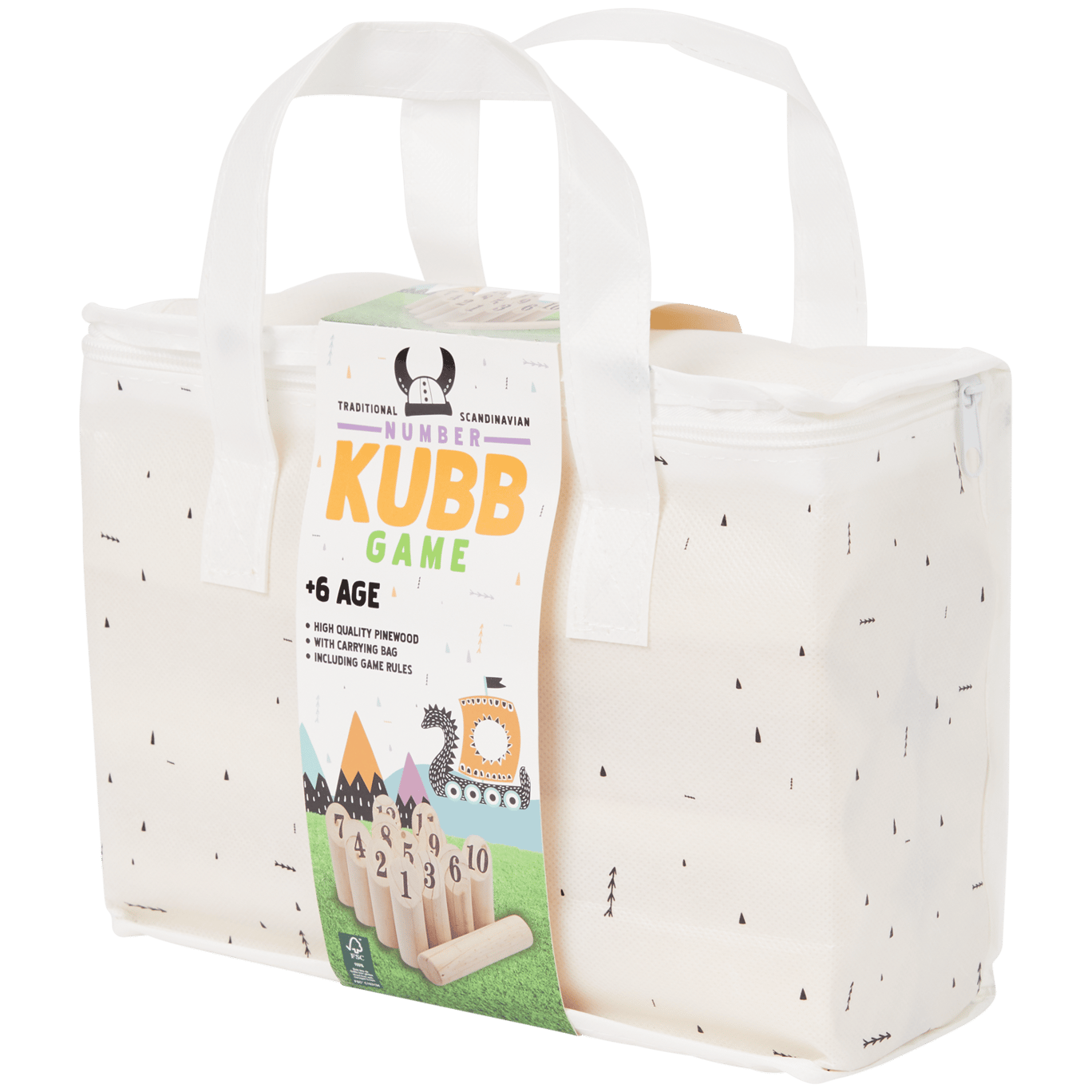 Kubb – skandinavisches Kegel-Spiel