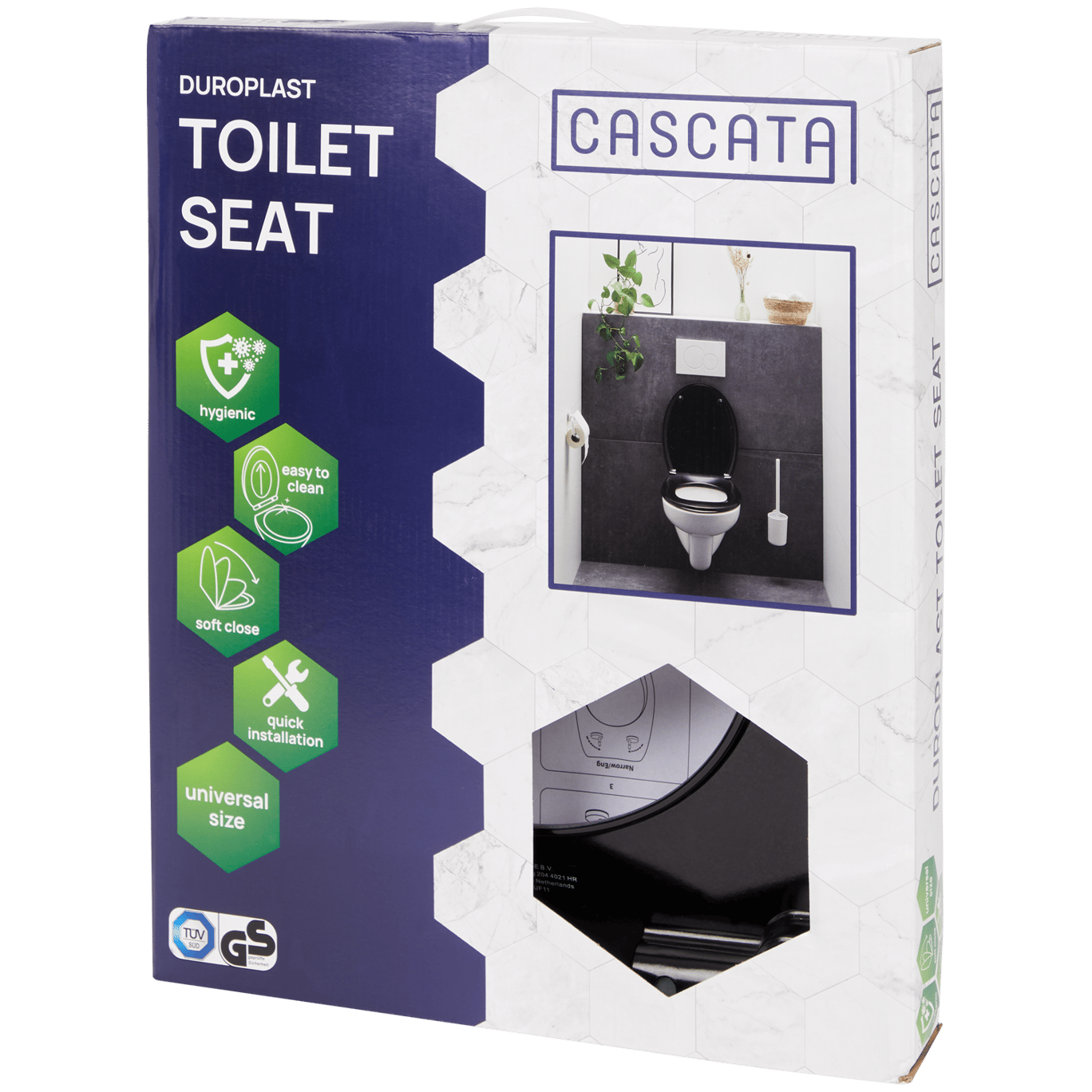 Asiento de inodoro Softclose Cascata