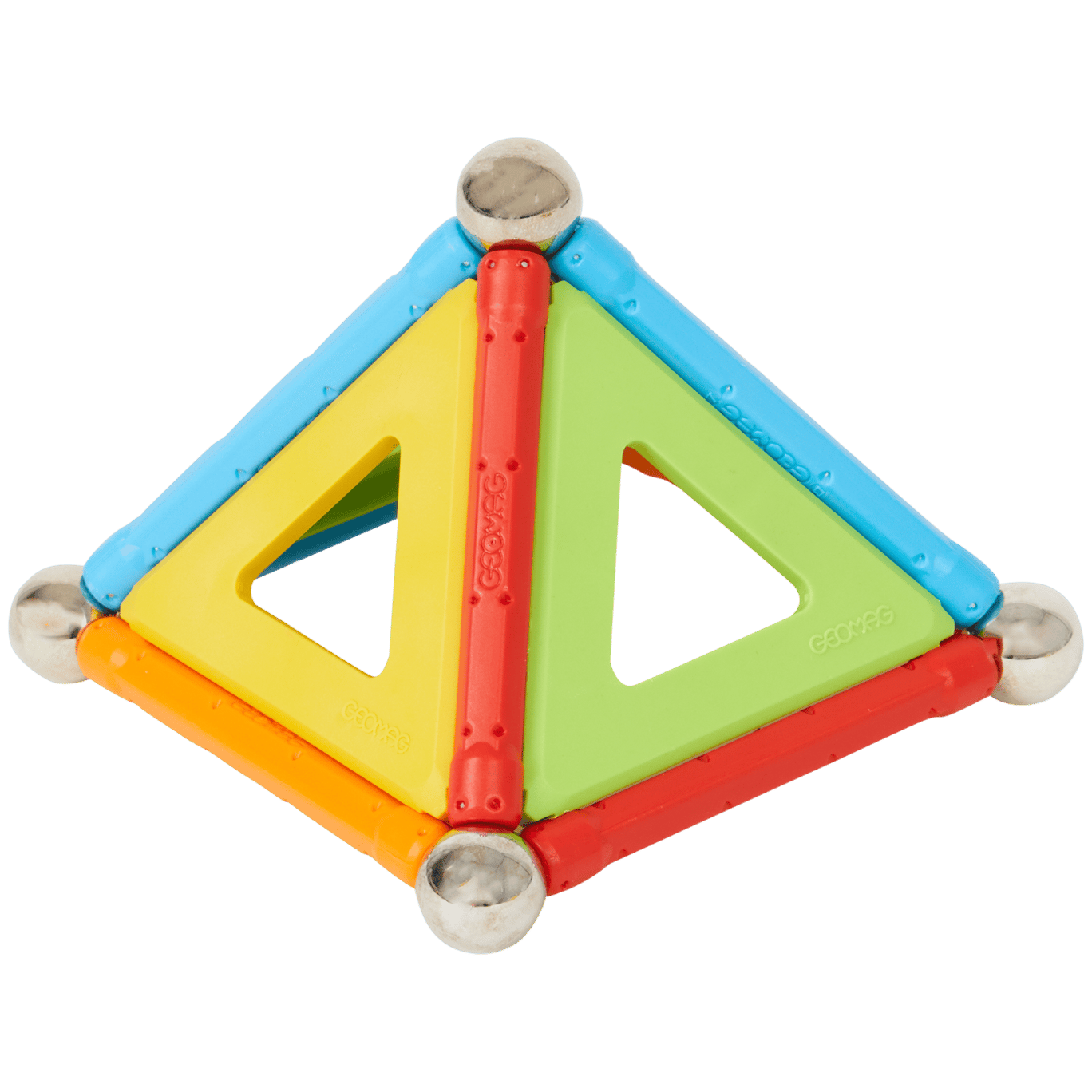 Gioco di costruzione magnetica Geomag Rainbow