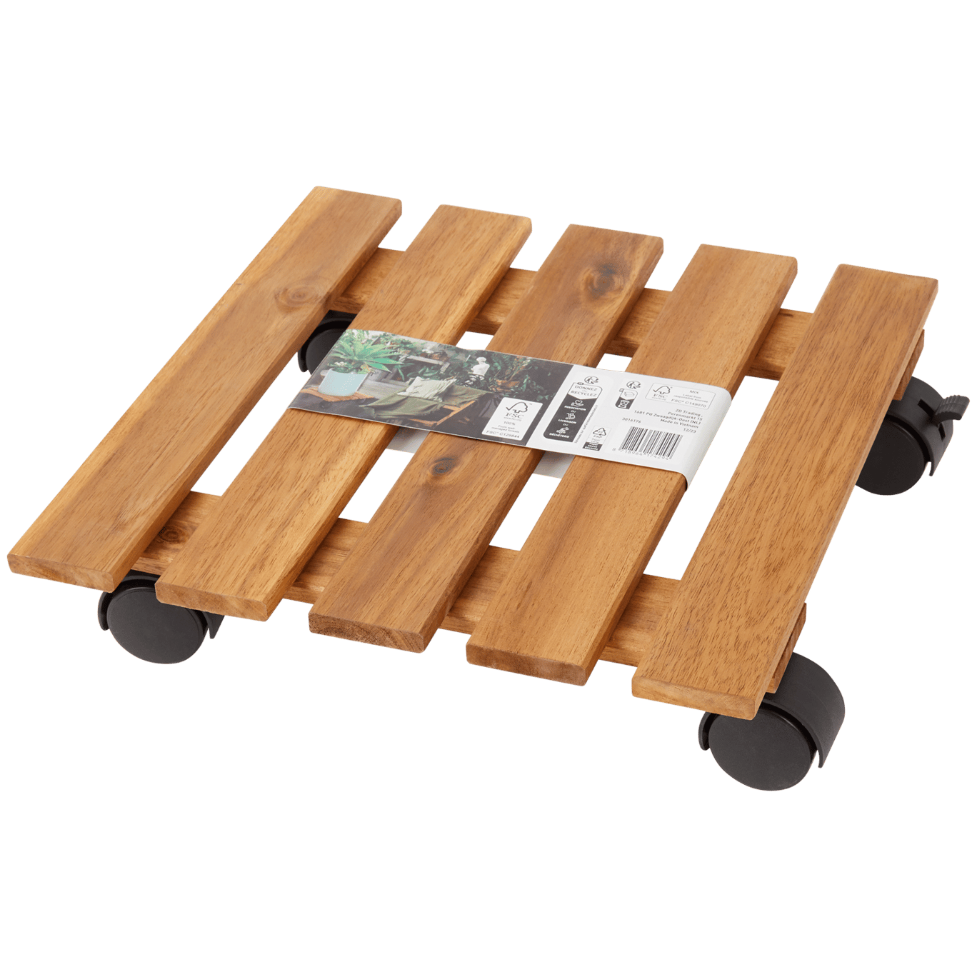 Pflanzenroller aus Holz