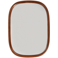 Zrcadlo s dřevěným rámem