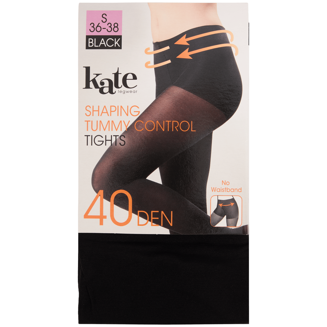 Rajstopy modelujące Kate Legwear Tummy Control 40 den