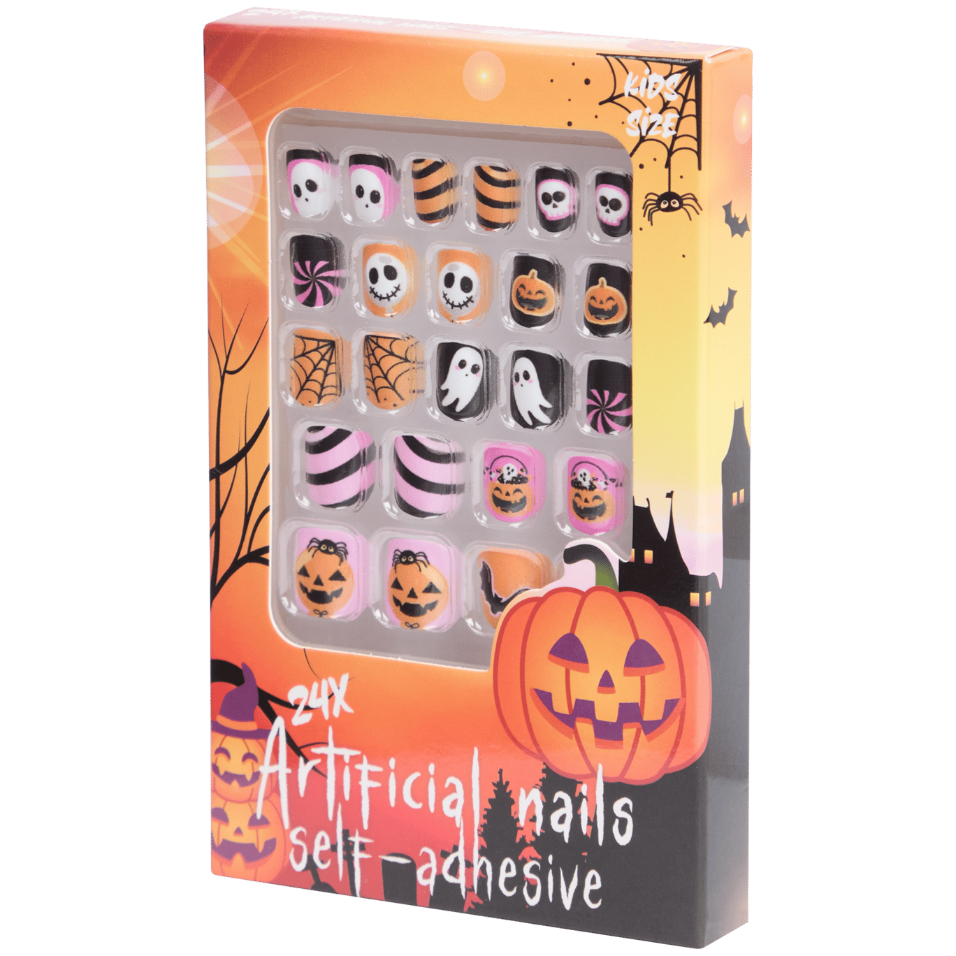 Uñas postizas autoadhesivas de Halloween