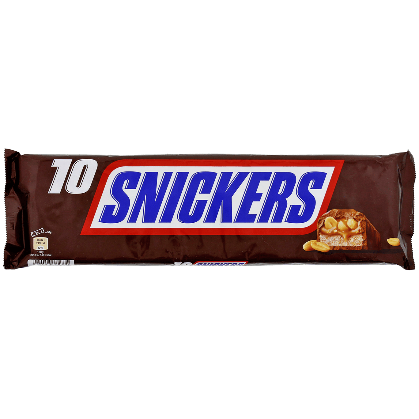 Barritas de chocolate Snickers