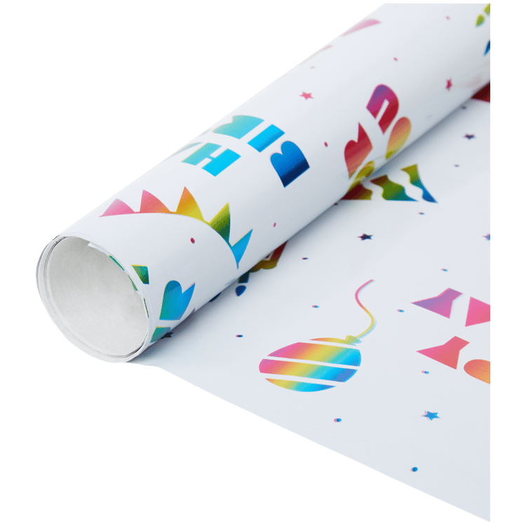 Papier cadeau holographique