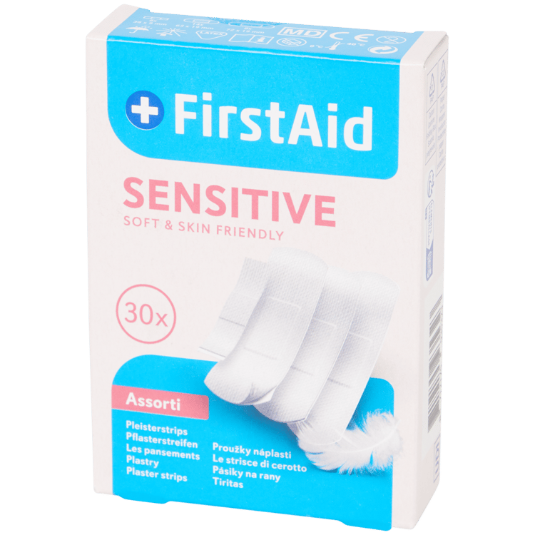 First Aid pleisterstrips Sensitive