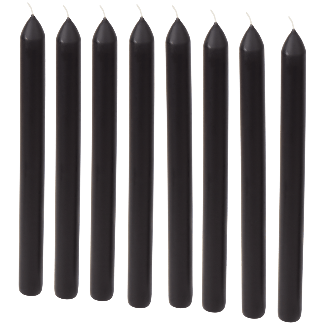 Długie świece Candra czarne