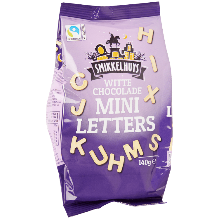 Smikkelhuys mini-chocoladeletters