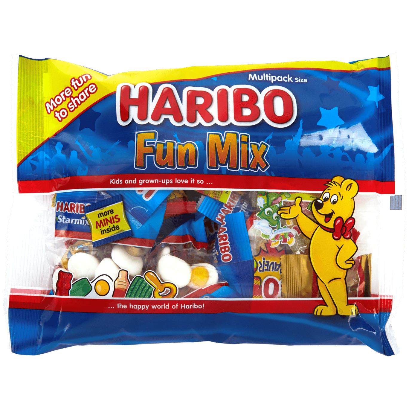 Balení malých sáčků Haribo Fun Mix