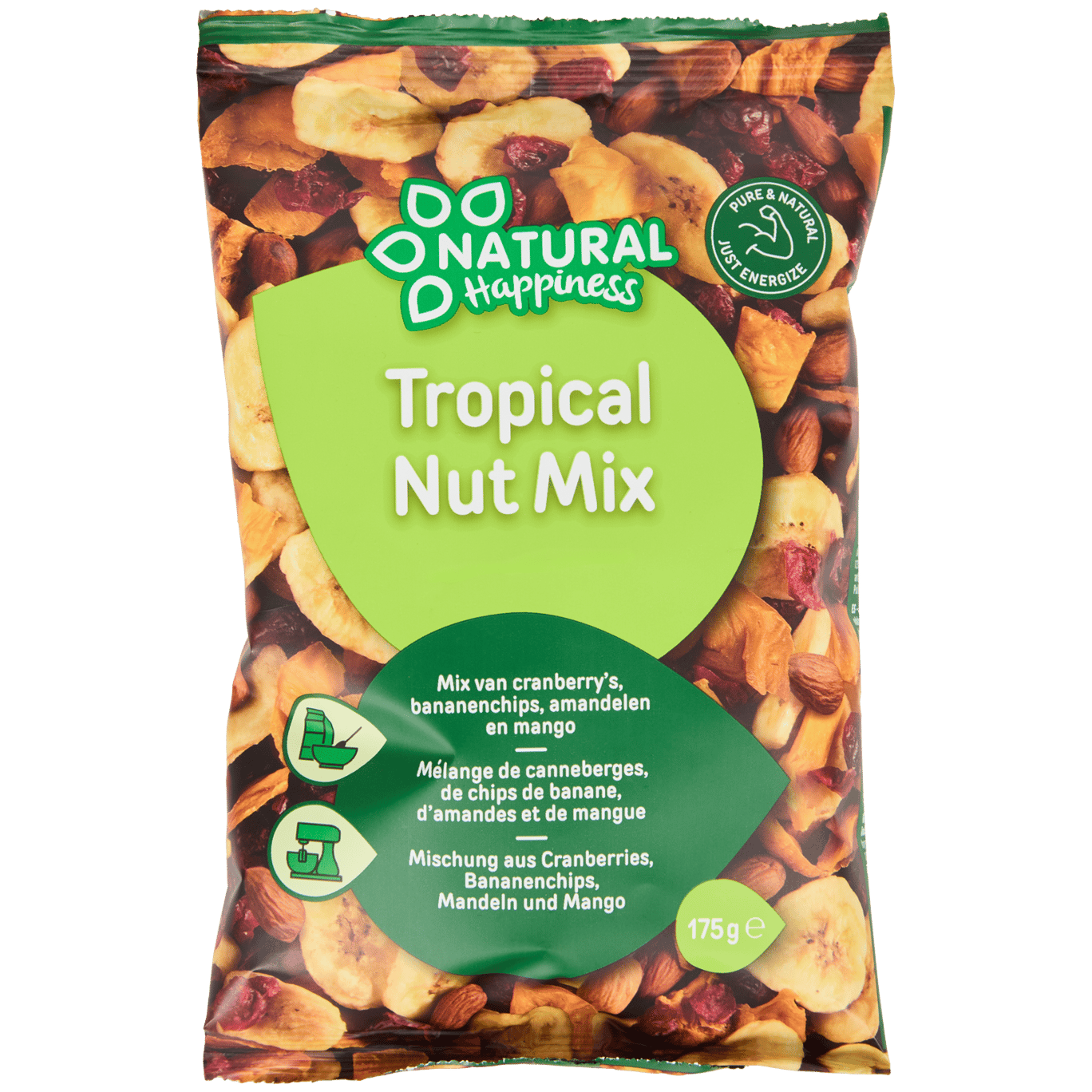 Mistura de frutos secos Natural Happiness Tropical