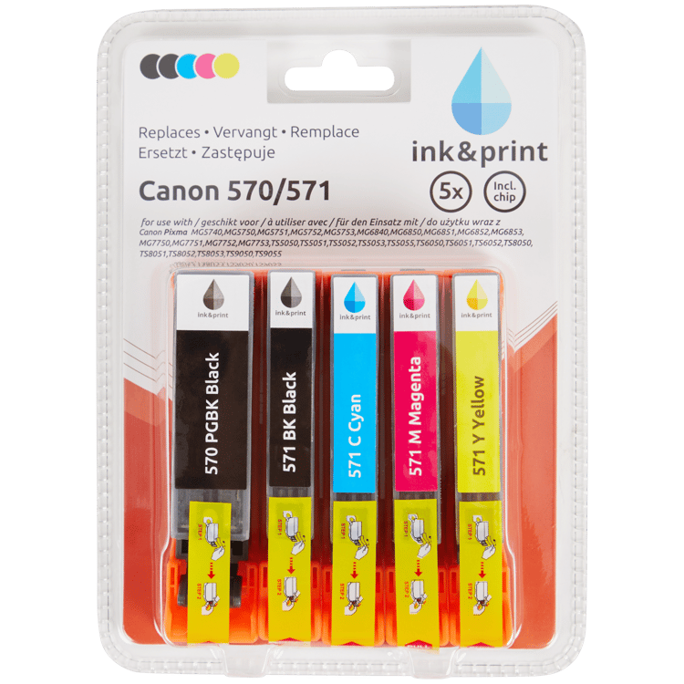 Ink & Print inktcartridges Canon 570/571