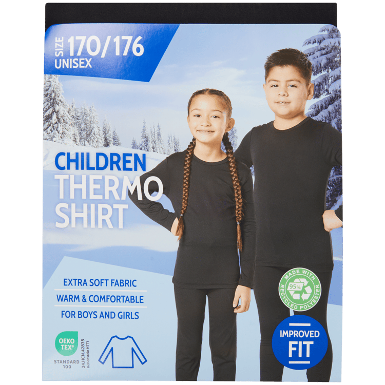 T-shirt thermique à manches longues enfant