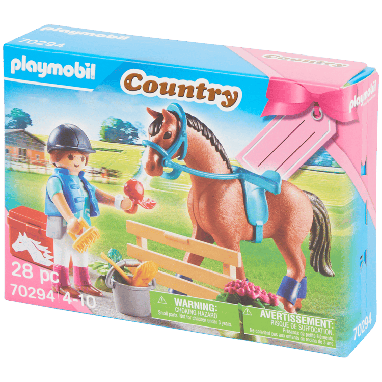 Kůň a ošetřovatelka Playmobil Country