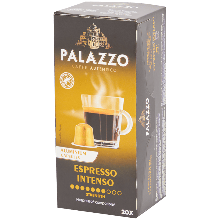 Cápsulas de café Palazzo Espresso Intenso