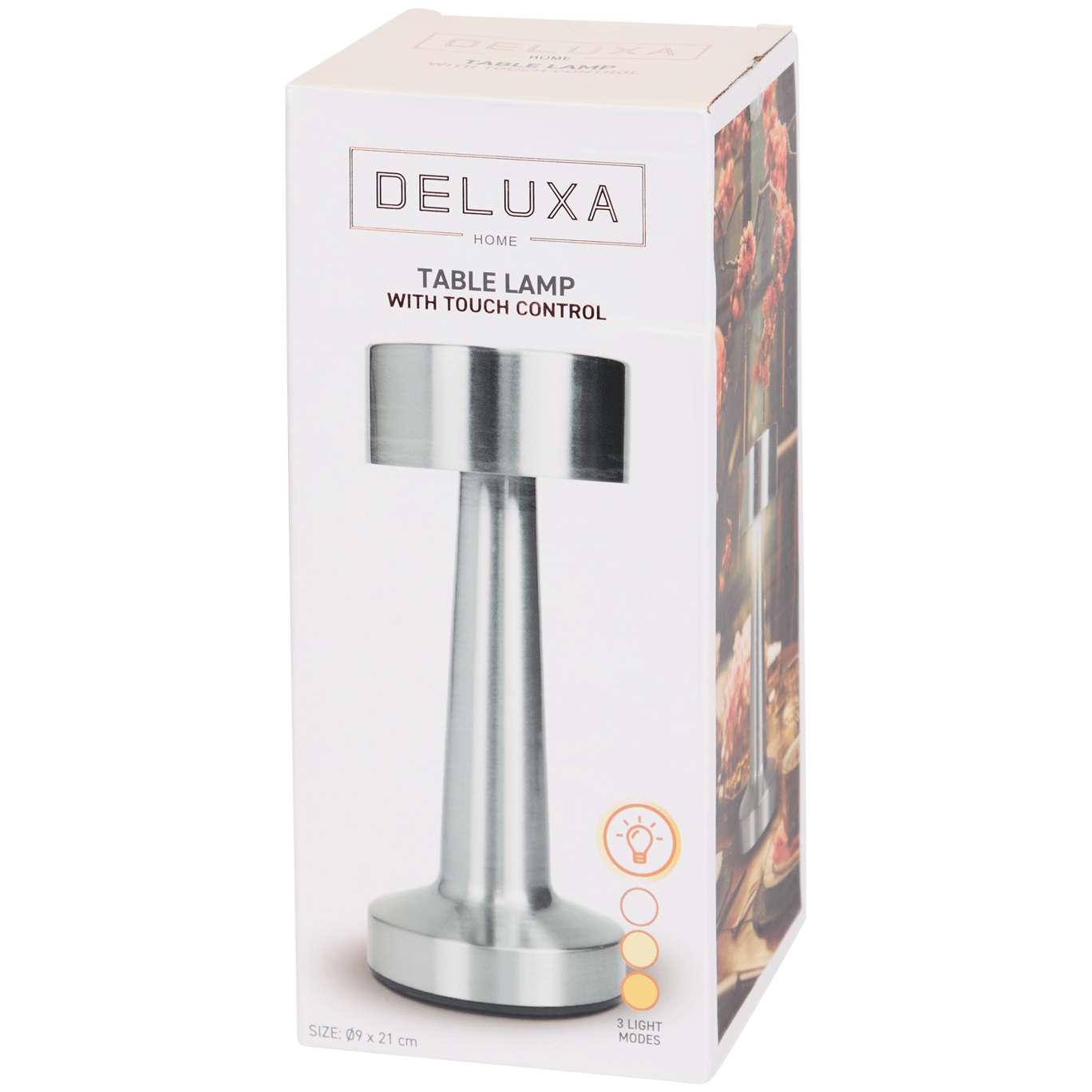 Candeeiro de mesa tátil Deluxa