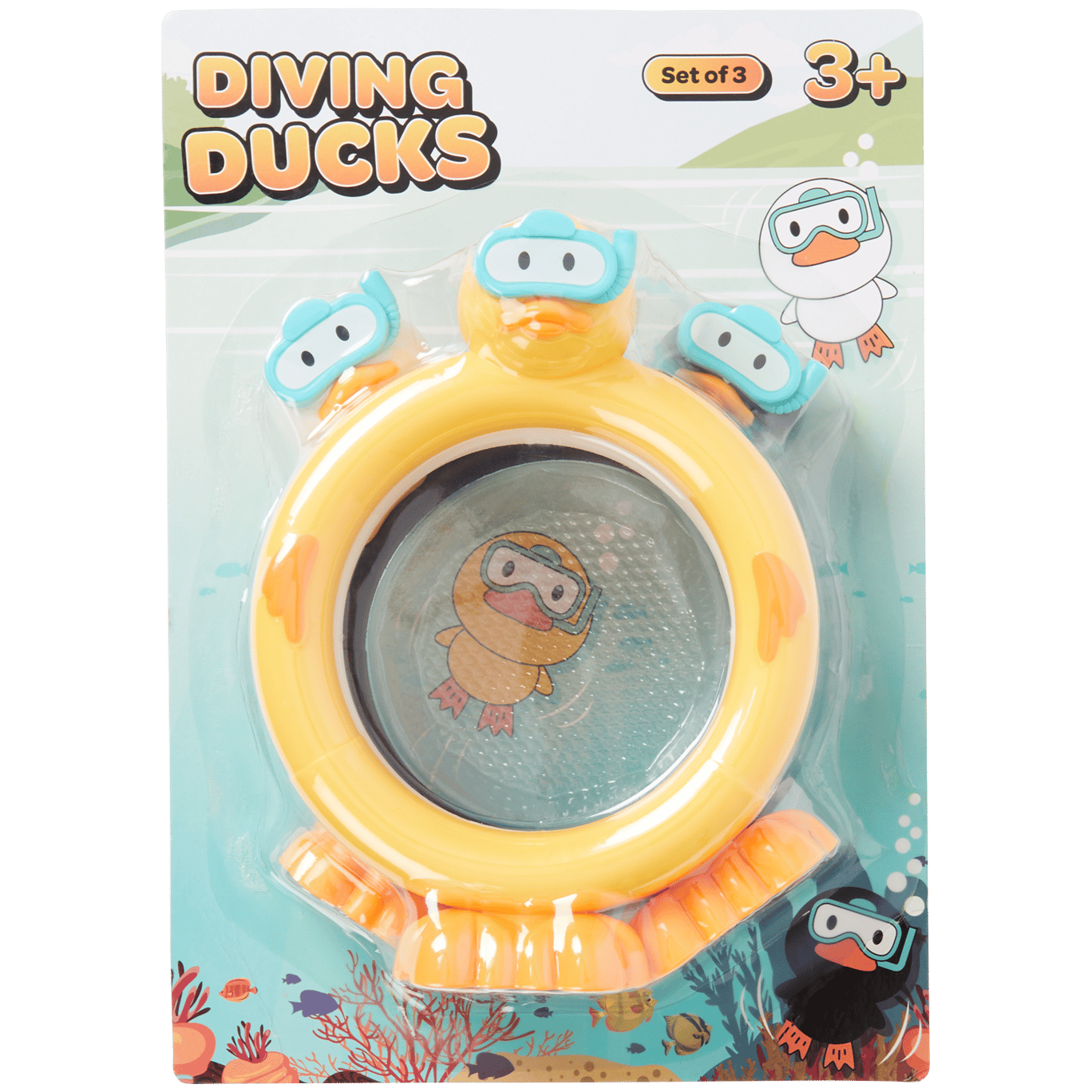 Brinquedo de mergulho com patos