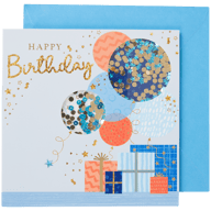 Carte de vœux avec confettis