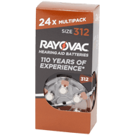 Piles pour appareil auditif Rayovac