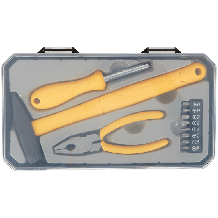 Jeu d’outils dans une boîte de rangement Tools