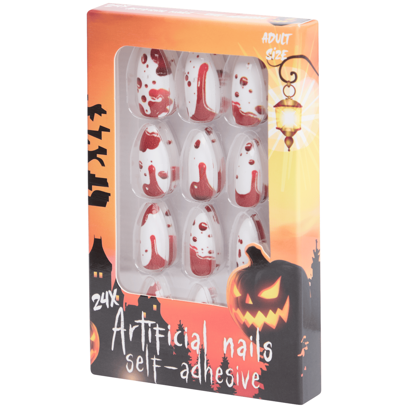 Faux ongles adhésifs Halloween