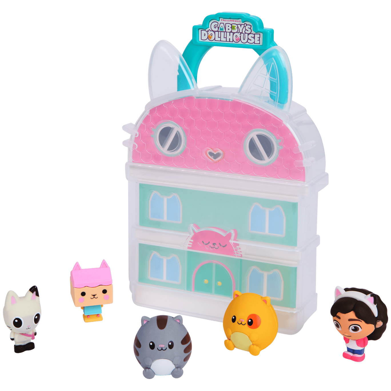 Gommes figurines dans une valise Gabby's Dollhouse